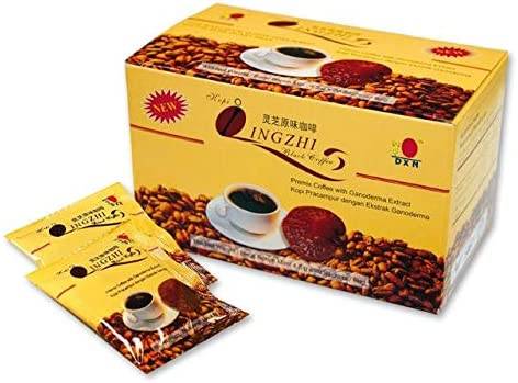 Lingzhi, Black Coffee, with Ganoderma, Powder, - 20 Sachets
